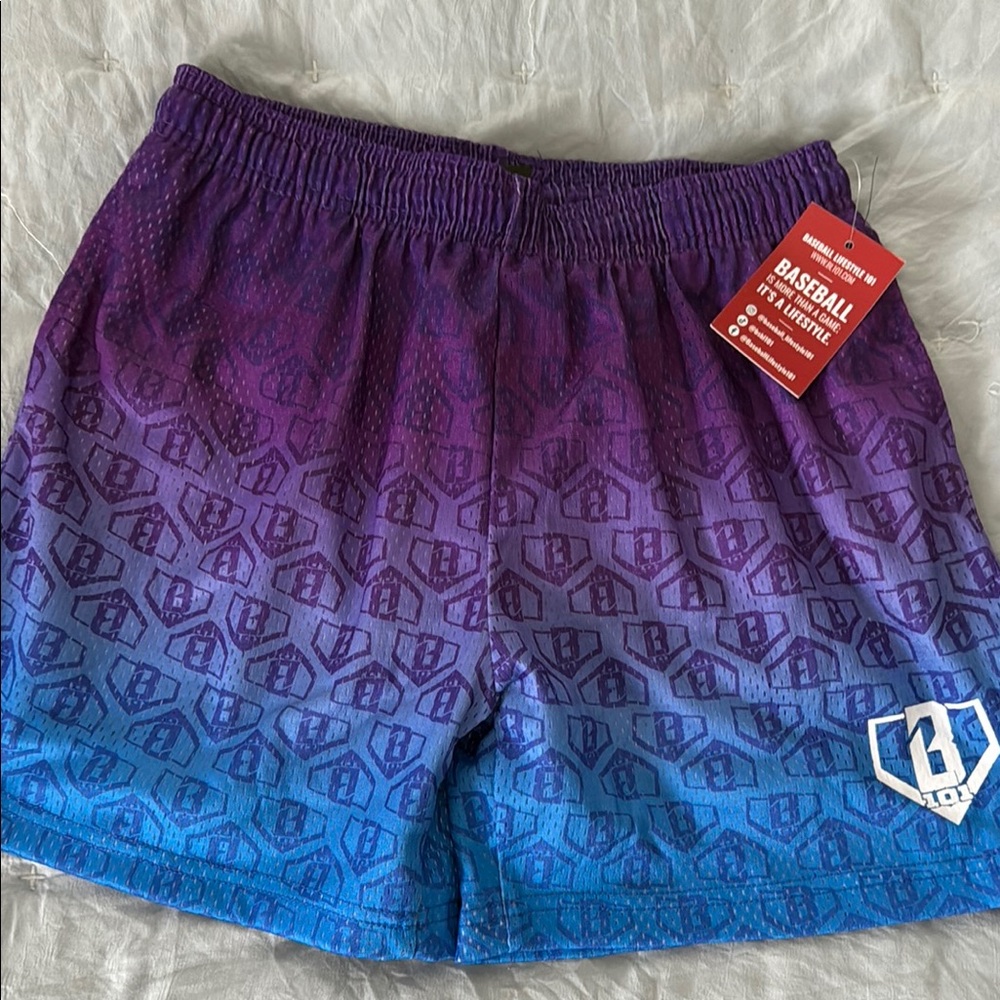 Kids Purple and Blue Shorts